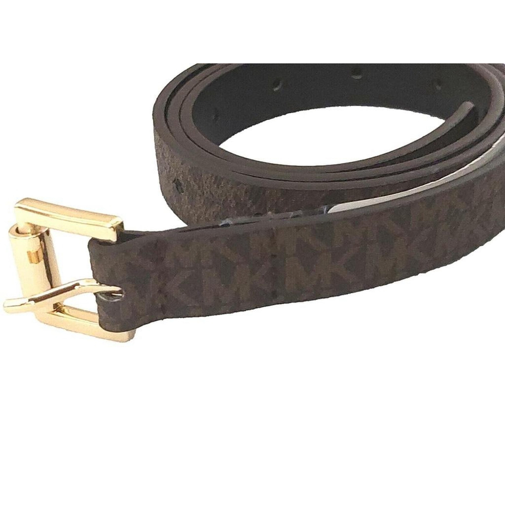 Michael Kors Brown Monogram Bellt Size Small
